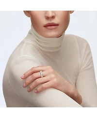 Swarovski Rose Gold-Tone Crystal Ring