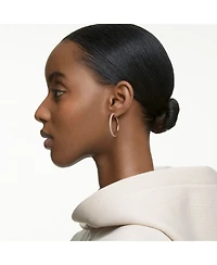 Swarovski Stone Hoop Earrings