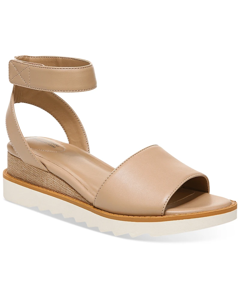 Giani Bernini Women's Constancia Ankle Strap Wedge Sandals, Created for Macy's