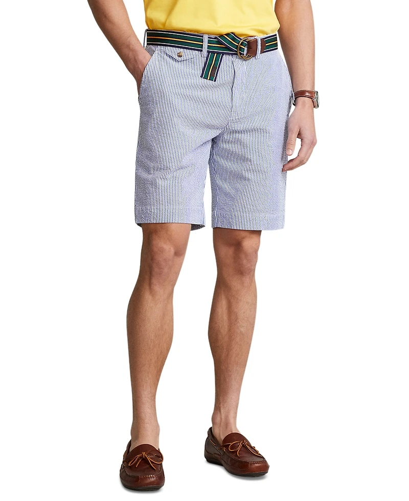 Polo Ralph Lauren Men's 9-1/4-Inch Stretch Classic-Fit Seersucker Shorts