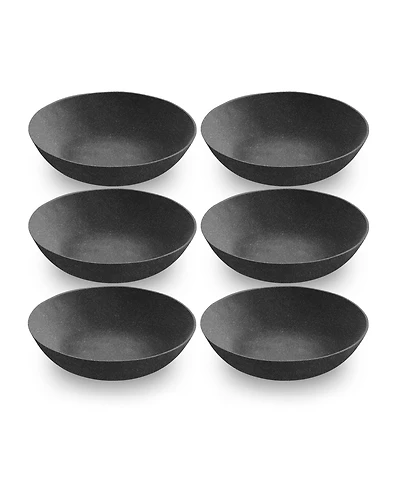 Abode Homewares 9" Planta 6-Piece Low Bowl Set
