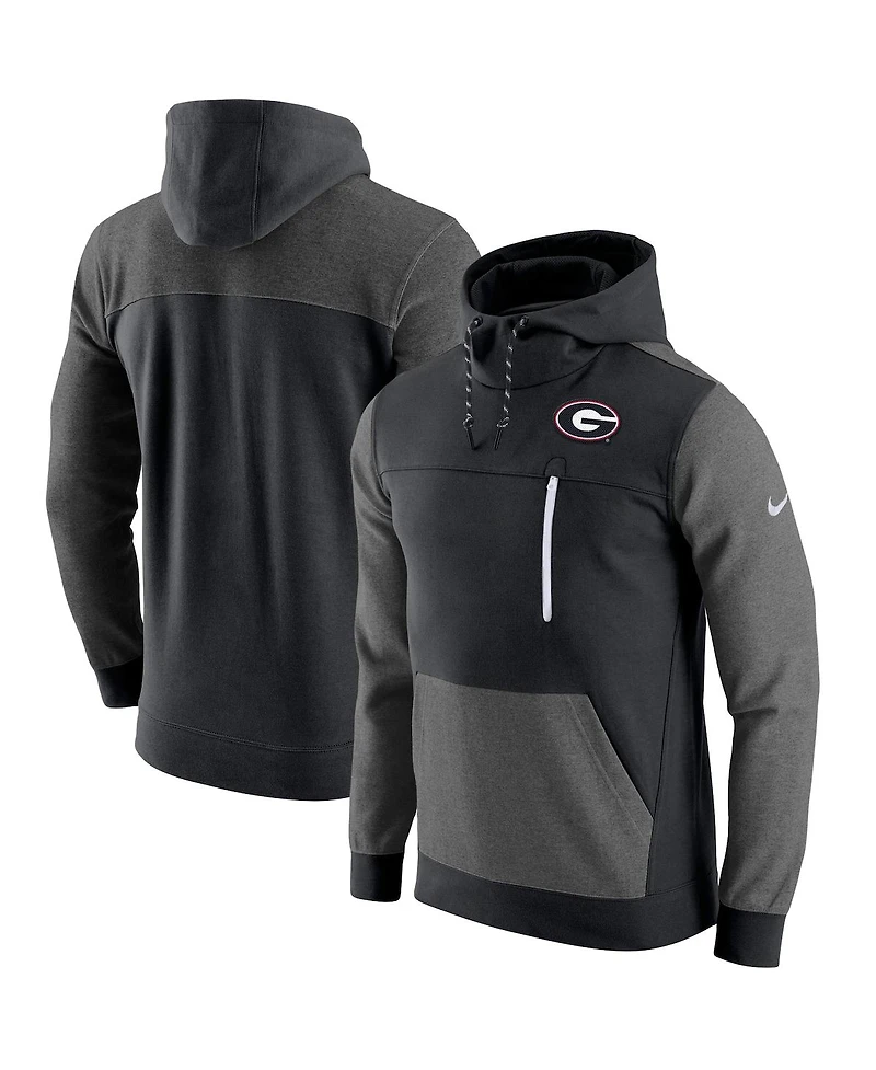 Men's Nike Black Georgia Bulldogs Av-15 2.0 Pullover Hoodie