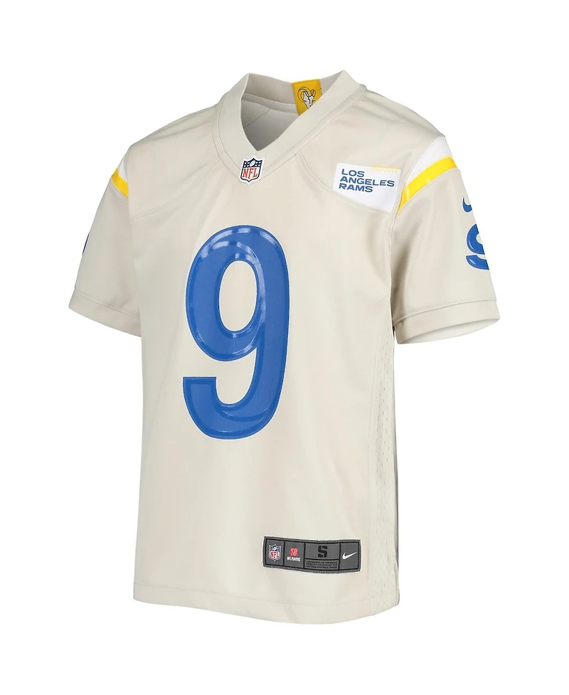 Nike Big Boys Matthew Stafford Bone Los Angeles Rams Game Jersey