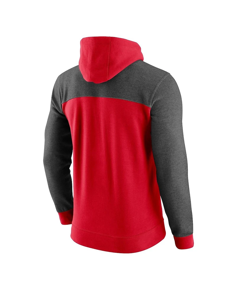 Men's Nike Scarlet Ohio State Buckeyes Av-15 2.0 Pullover Hoodie