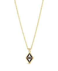 Sterling Forever Nerezza Pendant Necklace