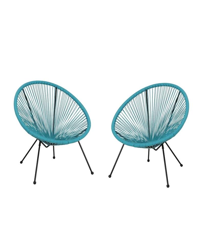 Anson Outdoor Hammock Weave Chair Set, 2 Piece