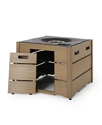 Archie Outdoor Rectangle Fire Pit
