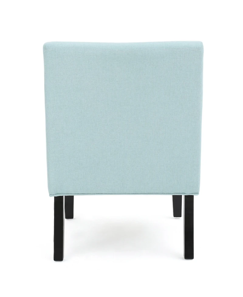 Kassi Contemporary Fabric Slipper Accent Chair