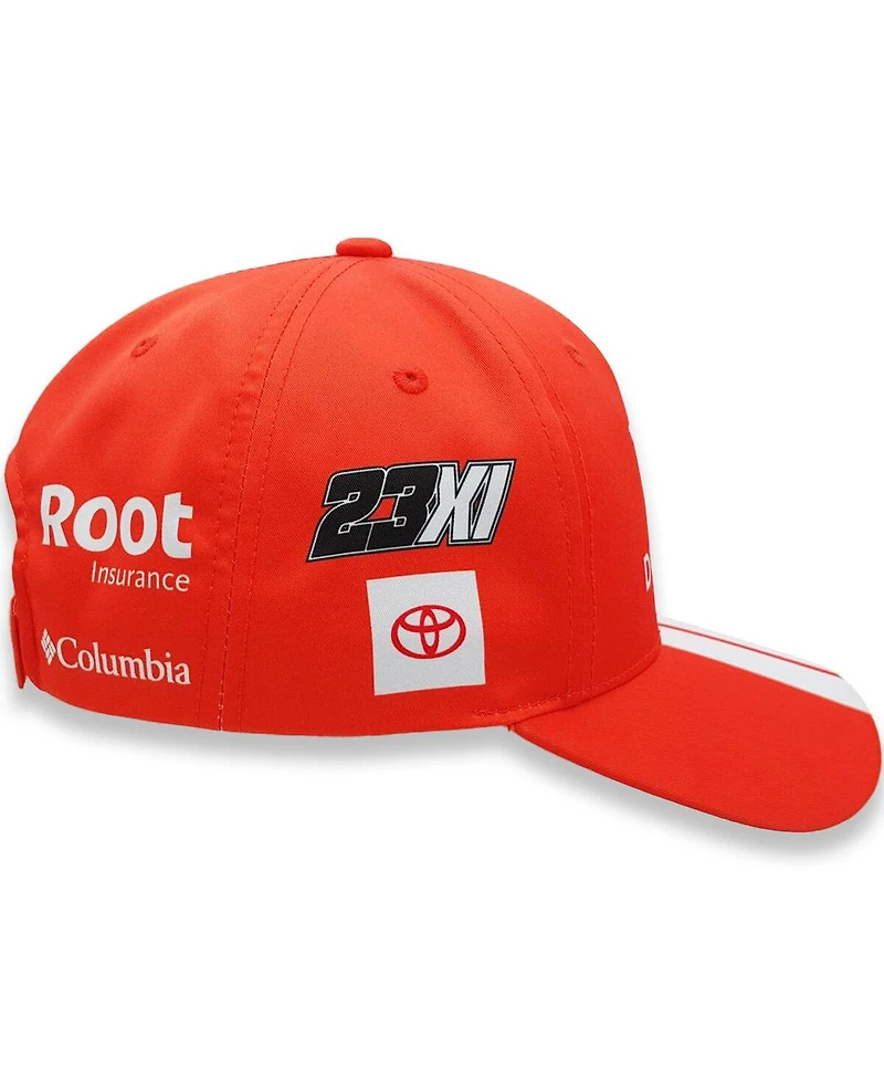 Men's Checkered Flag Red and White Bubba Wallace DoorDash Uniform Adjustable Hat