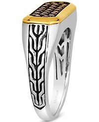 Le Vian Men's Chocolate Quartz Cluster Ring (1/2 ct. t.w.) in 14k Gold & Sterling Silver