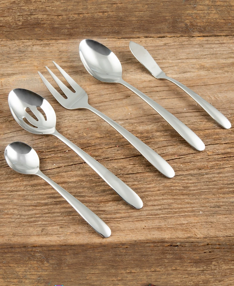 Cambridge Silversmiths Jude Mirror 45-Piece Flatware Set, Service for 8
