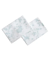 Closeout! Laura Ashley 300 Thread Count Cotton Sateen Pillowcase Pair, Standard