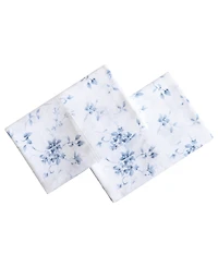 Closeout! Laura Ashley 300 Thread Count Cotton Sateen Pillowcase Pair, Standard