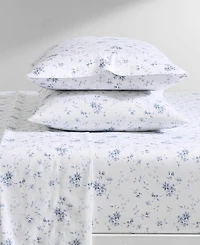 Closeout! Laura Ashley 300 Thread Count Cotton Sateen -Pc. Sheet Set