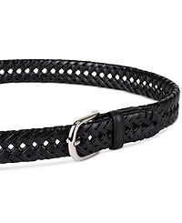 Club Room Men's Hand-Laced Braided Belt, Created for Macy's
