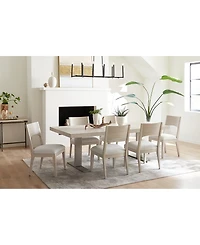 Solaria 7pc Dining Set (Rectangular Table & 6 Side Chairs)