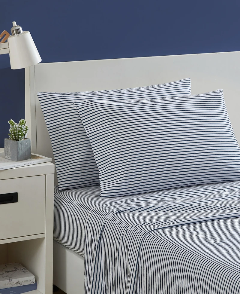 Nautica Harmead Cotton Percale -Piece Sheet Set