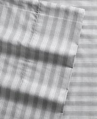 Nautica Michael Plaid Cotton Percale -Piece Sheet Set