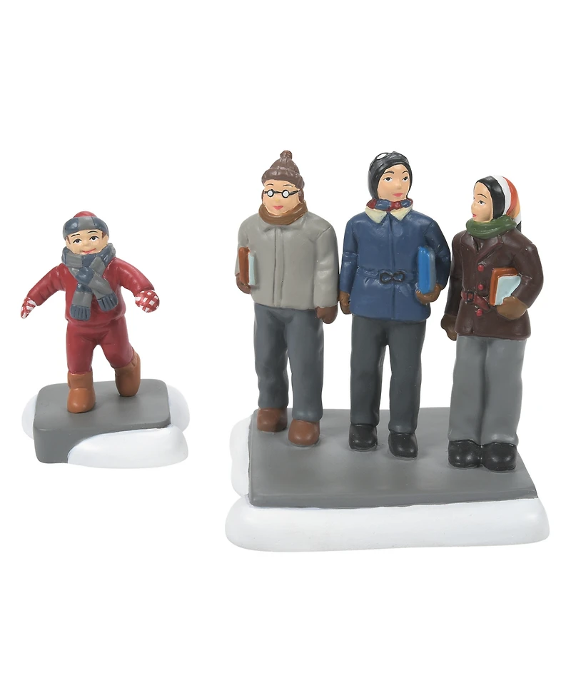 Department 56 C'mon Guys, Wait Up Village Accessory Set, 2 Piece