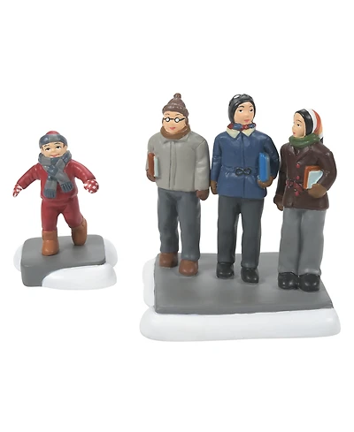 Department 56 C'mon Guys, Wait Up Village Accessory Set, 2 Piece