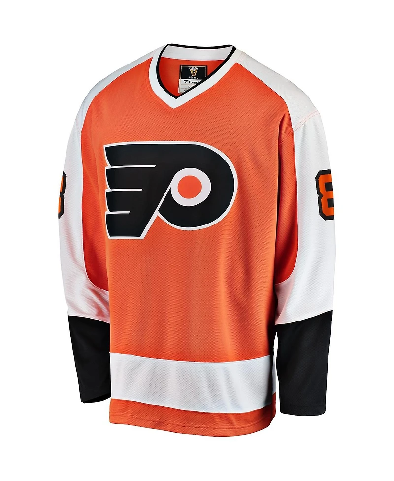 Men's Fanatics Dave Schultz Orange Philadelphia Flyers Premier Breakaway Retired Player Jersey