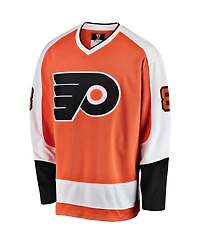 Men's Fanatics Dave Schultz Orange Philadelphia Flyers Premier Breakaway Retired Player Jersey