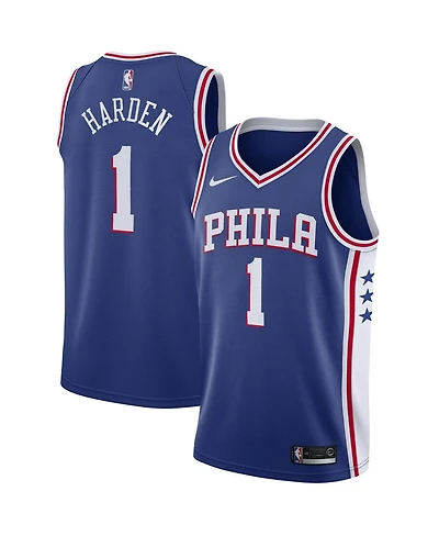 Men's Nike James Harden Royal Philadelphia 76ers 2021/22 Swingman Jersey - Icon Edition