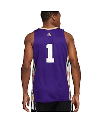 Men's adidas Purple Alcorn State Braves Honoring Black Excellence Replica Basketball Jersey