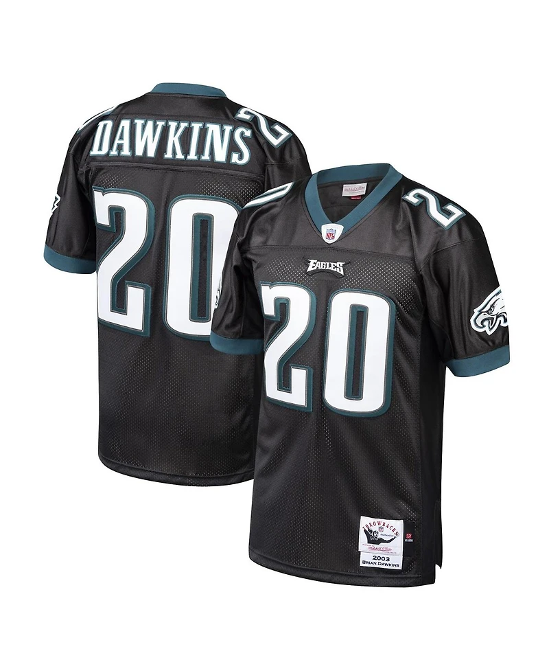 Men's Mitchell & Ness Brian Dawkins Black Philadelphia Eagles 2003 Authentic Throwback Retired Player Jersey