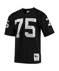 Men's Mitchell & Ness Howie Long Black Las Vegas Raiders 1983 Authentic Throwback Retired Player Jersey