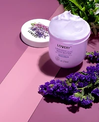 Lavender and Lilac Scented Whipped Body Butter, Bath and Body Care Cream, 6 oz