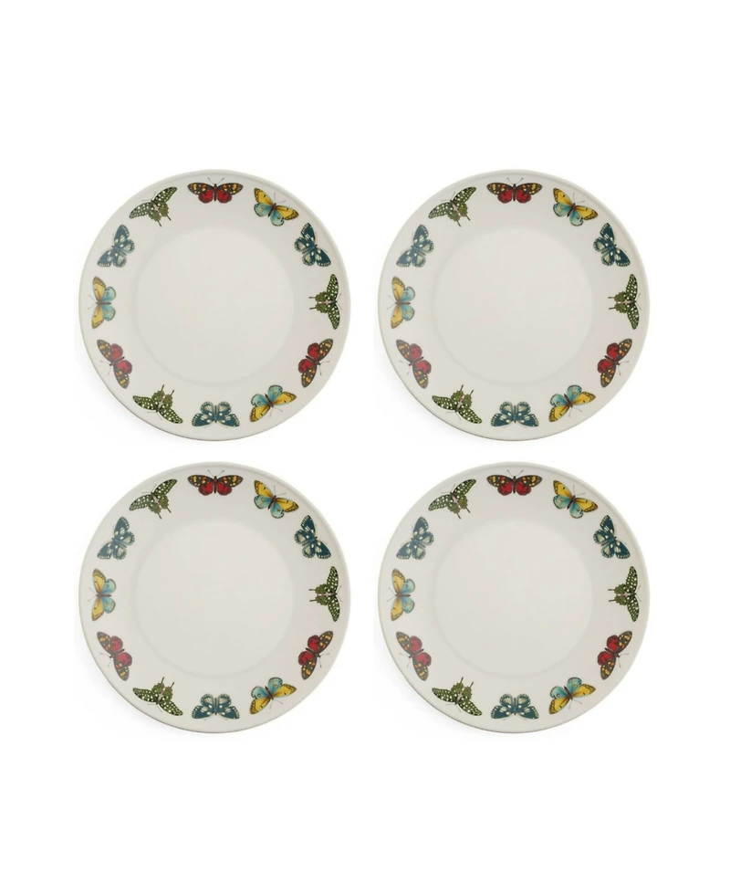 Portmeirion Botanic Garden Harmony Coupe Charger Plates, Set of 4