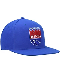 Men's Mitchell & Ness Blue Sacramento Kings Hardwood Classics Team Ground 2.0 Snapback Hat