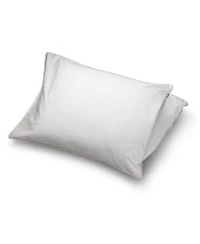 Pillow Gal Cotton Percale Pillow Protectors, Standard/Queen