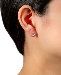 Giani Bernini 3-Pc. Cubic Zirconia Stud Earrings in Sterling Silver, Created for Macy's