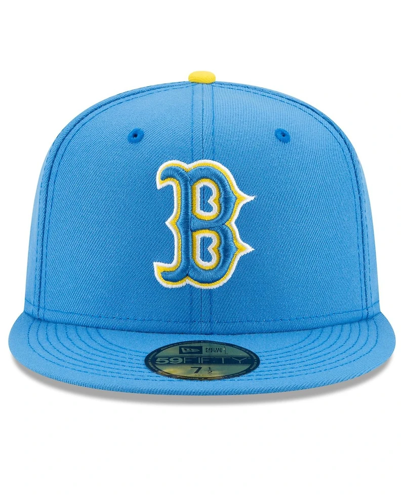 Men's New Era Light Blue Boston Red Sox City Connect 59FIFTY Fitted Hat
