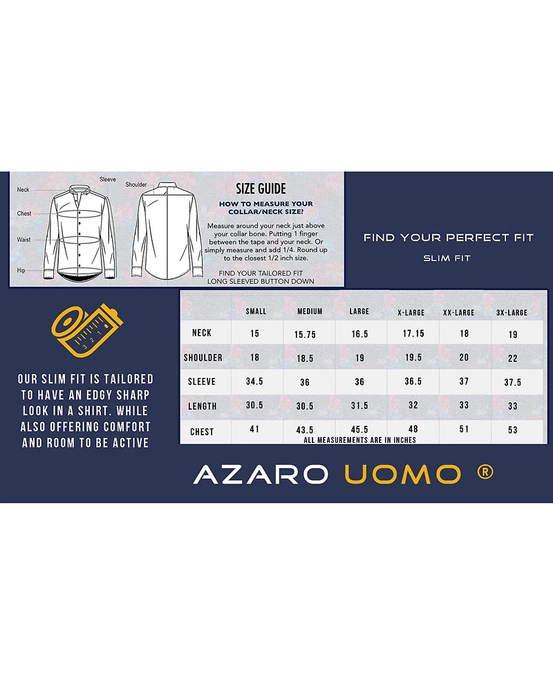 Men's Business Geometric Long Sleeve Button Down Shirt