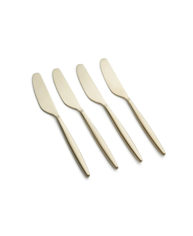 Cambridge Silversmiths Gaze Champagne Satin Spreaders Set, 4 Piece