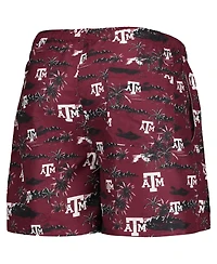 Men's Foco Maroon Texas A&M Aggies Island Palm Swim Trunks