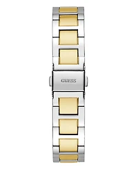 Guess Women's Two Tone Stainless Steel Bracelet Watch, 34mm