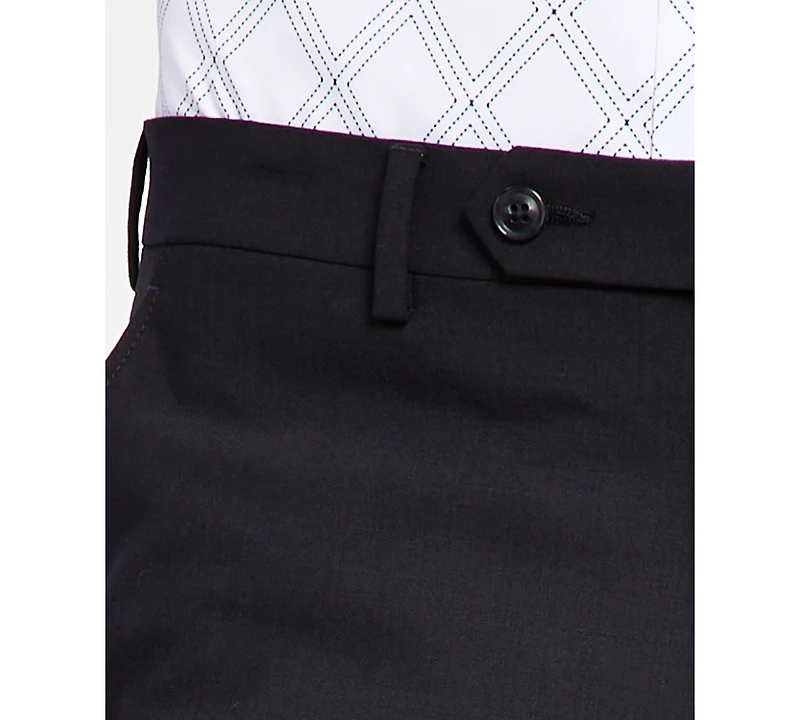 Bar Iii Men's Skinny Fit Wrinkle-Resistant Wool-Blend Suit Separate Pant, Created for Macy's - Close Out!