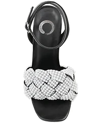 Journee Collection Women's Dua Woven Sandals