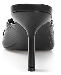 Journee Collection Women's Greer Pleated Sandals