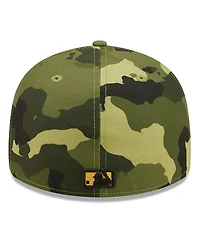 Men's New Era Camo Chicago White Sox 2022 Armed Forces Day On-Field Low Profile 59FIFTY Hat
