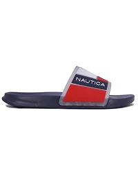 Nautica Men's Bower Clear Slides