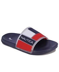 Nautica Men's Bower Clear Slides