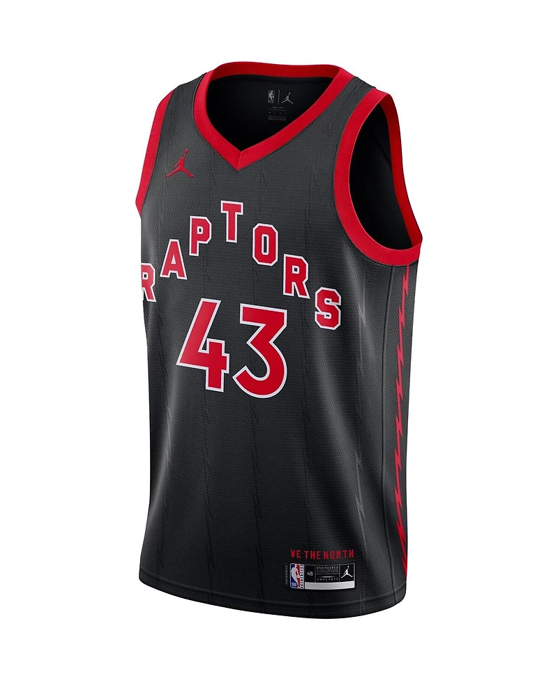 Men's Jordan Pascal Siakam Black Toronto Raptors 2020/21 Swingman Jersey - Statement Edition