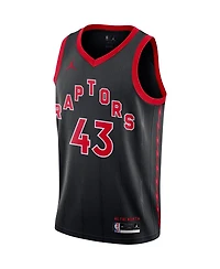 Men's Jordan Pascal Siakam Black Toronto Raptors 2020/21 Swingman Jersey - Statement Edition
