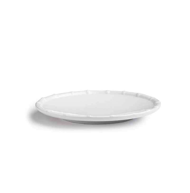 Q Squared Melamine Zen Bamboo 9" Salad Plates, Set of 4