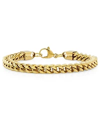 Steeltime Men's 18k Gold Plated Stainless Steel Bracelet